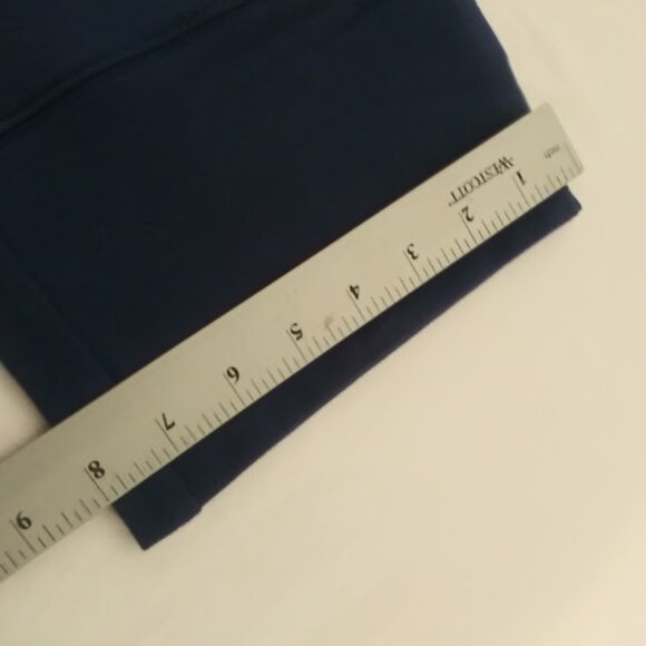 Denim&CO women's size M blue active pull on capris - Picture 11 of 14